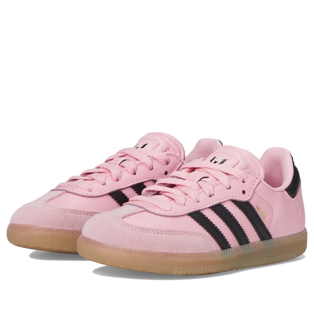 Adidas Unisex Samba Messi J Light pinkCore Black/GUM4 4 US